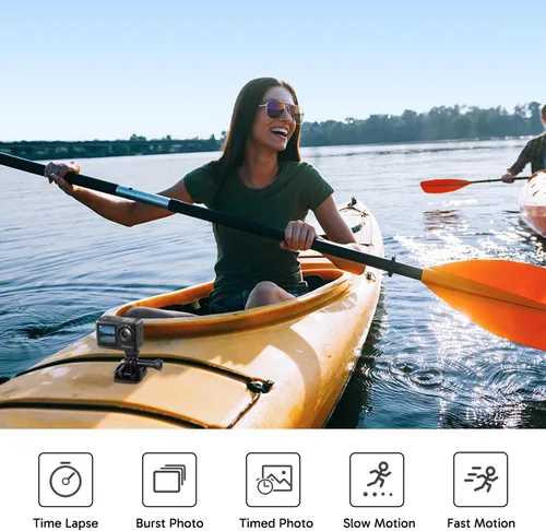 Miniatura 7 de AKASO Brave 7 LE 4K30fps Cámara de acción con 64 GB MicroSDXC U3 Tarjeta de Memoria Kit de Accesorios Paquete Ultra HD 131FT Cámara impermeable EIS