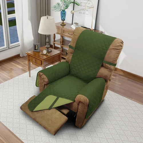 Miniatura 86 de Fundas para silla reclinable, reversible, funda de sofá para mascotas, protector de muebles para niños perezosos