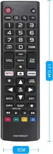 Miniatura 3 de AKB75095307 Reemplazo de control remoto para LG LED LCD TV 43UJ6500 43UJ6560 49UJ6500 49UJ6560 55UJ6520 55UJ6540 55UJ6580 60UJ6540 24lr M520D