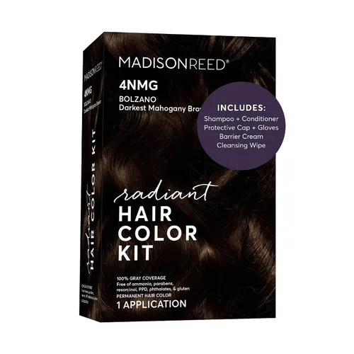 Miniatura 89 de Madison Reed - Kit de color de cabello radiante, tinte permanente para el cabello, 100 % cobertura de canas, sin amoníaco, castaño Catania 5NGM