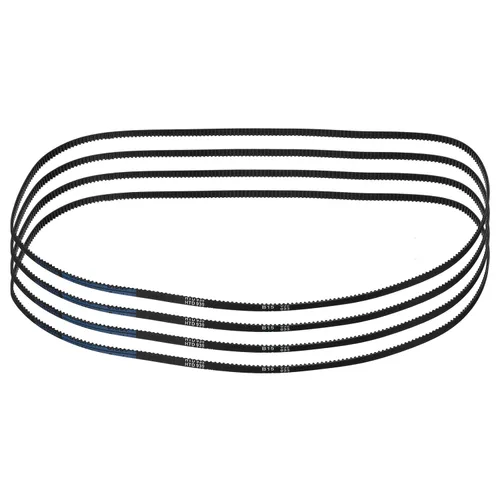 Miniatura 103 de uxcell 4pcs HTD-3M correa dentada de goma 60 dientes, 7.087 in de longitud de paso x 0.236 in de ancho x 0.094 in de altura, correa de distribución