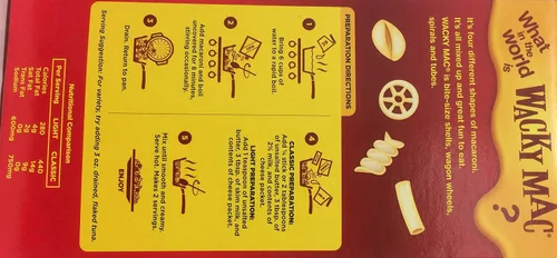 Miniatura 2 de Wacky Mac aroni + cena de queso 5.5 onzas (paquete de 3)
