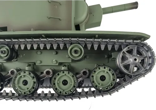 Miniatura 9 de TOUCAN RC HOBBY US en stock Henglong 1/16 actualizado 7.0 Soviético KV-2 RTR RC Tank Gigant 3949 Metal Tracks BB Airsoft que disparar balas BB