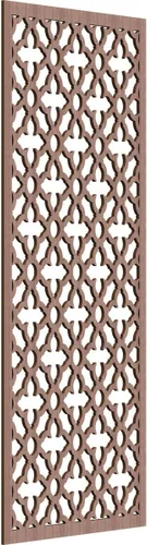 Miniatura 154 de Madison Paneles de pared decorativos de madera con calado, 9 3/8 pulgadas de ancho x 24 3/8 pulgadas de alto x 3/8 de alto, roble rojo rojo (Red Oak)