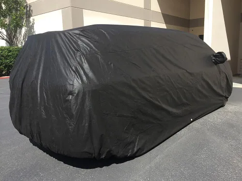 Miniatura 6 de Custom Fit 2004-2019 Toyota Sienna Mini Van Car Cover Minivan Negro