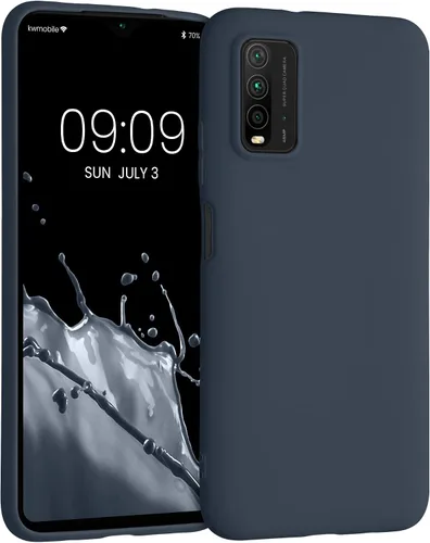 kwmobile Funda compatible con Xiaomi Redmi 9T - Funda protectora de silicona TPU suave y delgada - Arándano