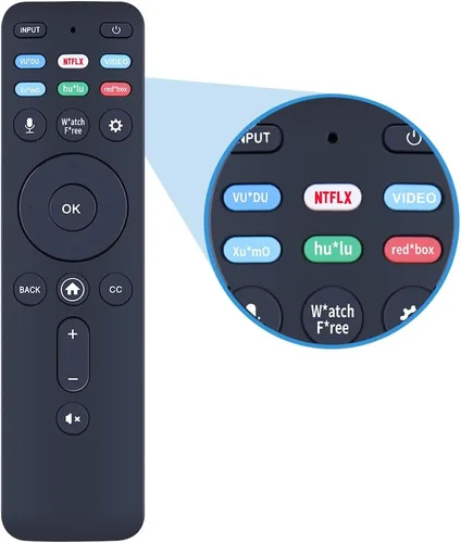 XRT260 - Control remoto de voz de repuesto para Vizio V-Series 4K Smart TV V435-J01 V505-J01 V505-J09 V505C-J09 V555-J01 V585-J01 V655-J04 V655-J09