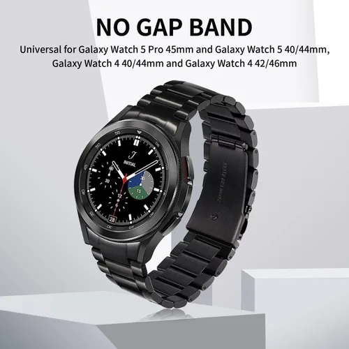 Miniatura 6 de GOLDTOLUCK No Gap Stainless Steel Band Compatible with Samsung Galaxy Watch 8 7 6 5 4 Classic FE Pro Ultra 40mm 44mm 46mm 43mm 47mm 45mm 42mm