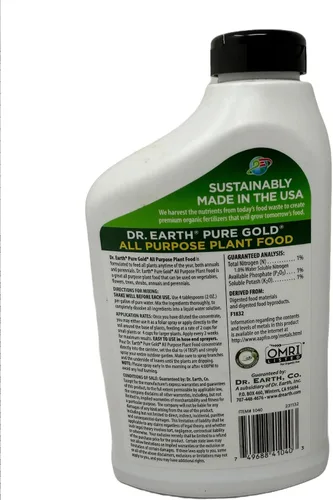 Miniatura 2 de Dr. Earth Pure Gold - Alimento líquido multiusos para plantas, concentrado de 24 onzas