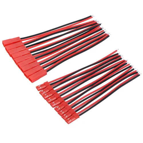 Miniatura 2 de eBoot 20 pares de conectores de enchufe de 22 AWG, 2 pines, macho y hembra, cable para tira de lámpara LED, batería de juguetes a control remoto, 4