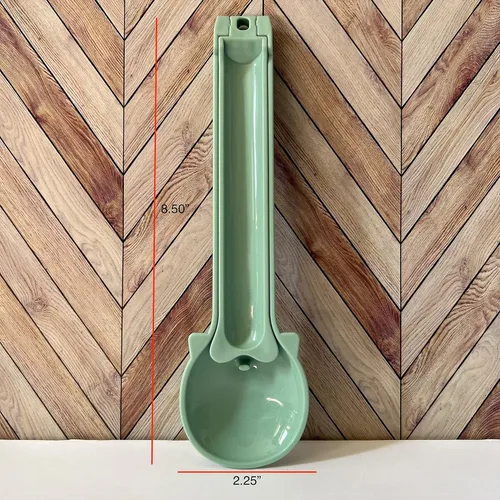 Miniatura 2 de Dispensador de golosinas para gatos, exprimidor de golosinas húmedas para puré y galletas, verde