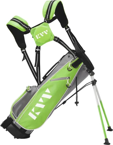 Miniatura 7 de KVV Bolsa de soporte de golf junior, bolsa de soporte de golf ligera para niños de 4-6/7-9/10-12 años