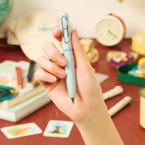 Miniatura 2 de Mitsubishi Pencil 3 Color Gel Ink Bolígrafo Uniball One 3 0.5 Camisa Azul UME3SR05.8 azul (Shirt Blue)