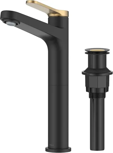 Miniatura 32 de KRAUS Indy Grifo de baño sin contacto con sensor táctil con caja de control y mezclador de temperatura en acero inoxidable libre de manchas, Acero