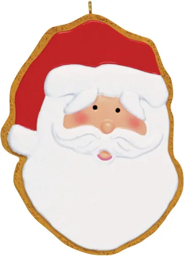 Miniatura 2 de Elves - Adornos personalizados de Papá Noel 2025, cabeza de figura de Papá Noel, adornos vintage para árbol de Navidad, nieve para árbol Cookie Santa