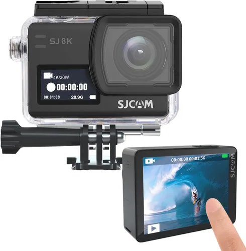 Miniatura 9 de SJCAM SJ4000 Pro-Grade 4K Cámara de Acción, Cámara Deportiva de Motocicleta Estabilización EIS de 3 Ejes 40MP, Cámara Impermeabilizada Subacuática