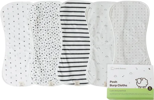 Miniatura 8 de Posh - Paños de algodón para eructos, absorbentes, ligeros y suaves para momentos sin desorden, paños para eructos para niños y niñas, un