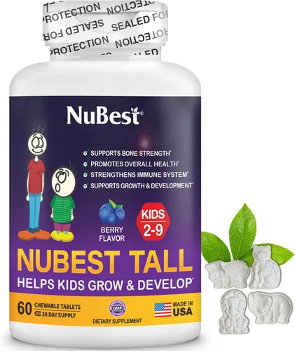 Miniatura 2 de NuBest Tall Kids - Ayuda a los niños a crecer y desarrollarse saludablemente - Apoyo a la inmunidad y la fuerza ósea - Multivitaminas y minerales
