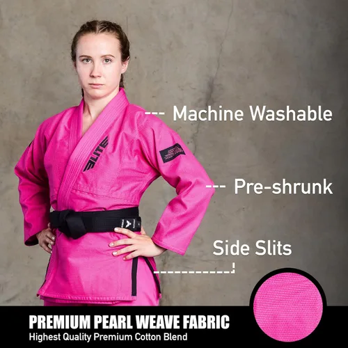 Miniatura 2 de Elite Sports Ultra ligero BJJ GI para mujer - IBJJF Jiu-Jitsu GI para niñas y mujeres (consulte la guía especial de tallas)