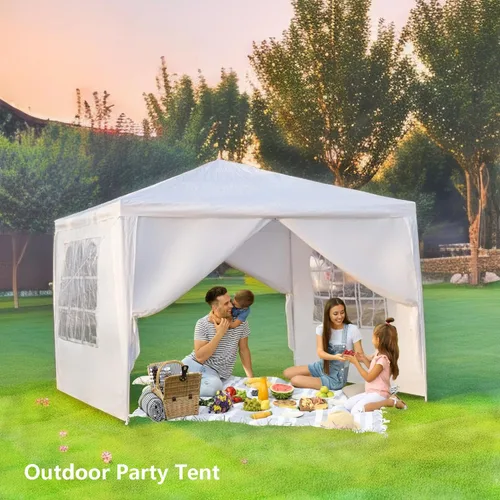 Miniatura 3 de Toldo de Gazebo para Exteriores, Carpa para Fiestas de Boda, Tienda de Refugio para Campamento, Refugio Instantáneo Comercial, Tienda Impermeable