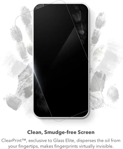 Miniatura 7 de ZAGG Glass Elite - Protector de Pantalla Anti-Reflejo para Apple iPhone 14 Pro, Protección contra Roturas 5X, Tecnología Anti-Huellas Dactilares