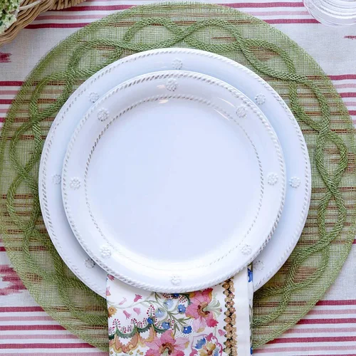 Miniatura 4 de Juliska Plato de ensalada de postre/ensalada de melamina Berry & Thread - Whitewash