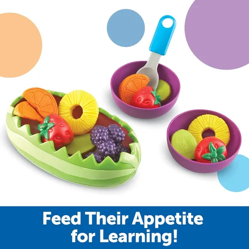 Miniatura 3 de Recursos de aprendizaje, nuevos brotes de fruta fresca, juego para ensalada