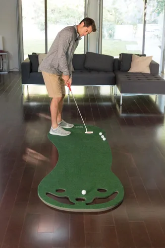 Miniatura 6 de SKLZ Putting Green: Perfect Your Golf Skills with Realistic Home Practice - Improve Your Putting Stroke, Lower Your Scores, and Enjoy Convenient