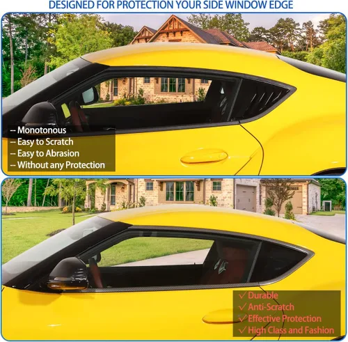 Miniatura 2 de Compatible con Toyota Supra GR A90 A91 MK5 2019-2026, tira de sellado de ventana de automóvil, antiarañazos, 6