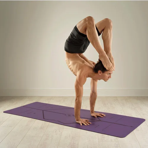 Miniatura 2 de Liforme Esterilla de yoga original – Bolsa de yoga gratuita incluida – Sistema de alineación patentado, agarre guerrero, antideslizante, ecológico