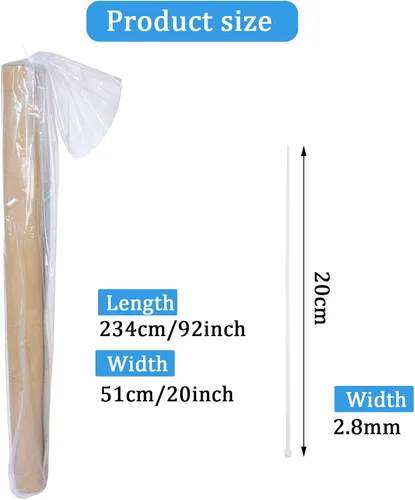 Miniatura 2 de Bolsas de almacenamiento grandes para alfombras, bolsas grandes de plástico transparente con bridas de nailon para interiores y exteriores, mudanzas