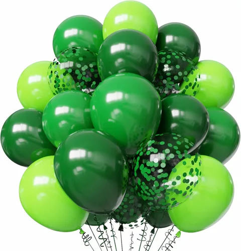Miniatura 20 de Globos negros y dorados, kit de 50 globos de 12 pulgadas, globos de látex negros para decoraciones de cumpleaños, año nuevo, boda, graduación