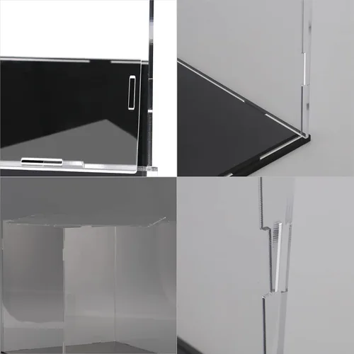 Miniatura 7 de Caja de exhibición Evron para coleccionables, montar, caja de acrílico transparente, funda de vidrio alternativa para exhibición, figuras de acción