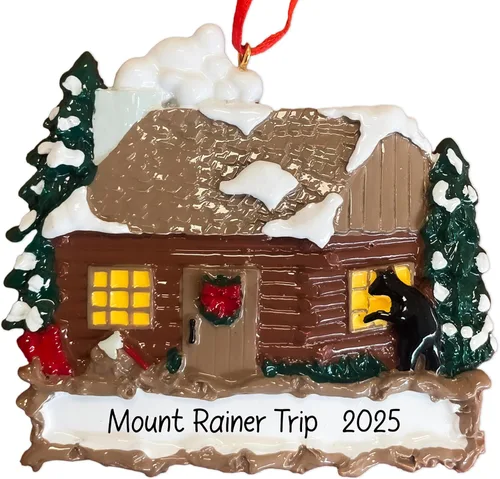 Miniatura 8 de Adorno de Navidad personalizado para casa de playa 2026 Casa de vacaciones de verano con arena para árbol de Navidad Nueva casa de playa