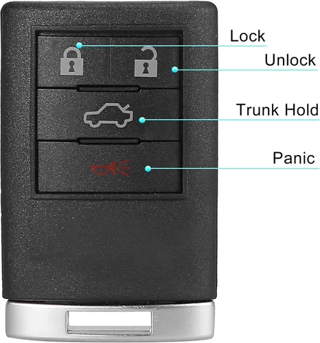 Miniatura 4 de X AUTOHAUX 2 unids 315MHz OUC6000066 Reemplazo sin llave remoto de entrada remoto para Cadillac STS 2008-2011 DTS 2008-2011 CTS 2008-2013 22889449 4