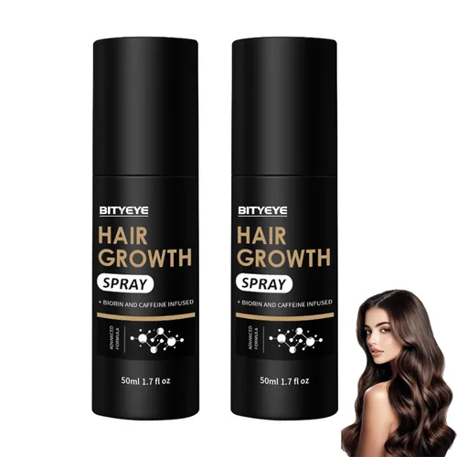 Spray de crecimiento del cabello,Spray para el crecimiento del cabello,Cabello más completo para mujeres y hombres,Espray para engrosar el cabello 2