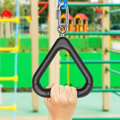 Miniatura 4 de Dolibest Monkey Bars Trapecio Bar Kids Monkey Bars Playground Trapecio Bar Anillos Swing Sets para patio trasero con barras de mono Curso Ninja
