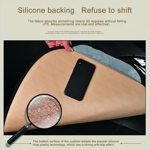 Miniatura 5 de 1 PC Funda para Asiento de Coche Cojín de Auto Funda para Asiento Delantero del Vehículo Alfombrilla Protectora para Bebé, SUV, Hilo de Bordado