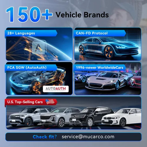 Miniatura 9 de Escáner OBD2, herramienta de diagnóstico de automóvil asistida por IA mucar 682, herramienta de escaneo bidireccional automotriz, escáner