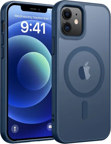 Miniatura 10 de FNTCASE Funda para iPhone 13 Pro: Fundas magnéticas translúcidas mate delgadas con protector de pantalla de vidrio templado