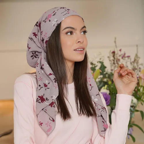 Miniatura 7 de Madison Headwear Bufandas preatadas para la cabeza para mujer con material ligero prensado y atractivo