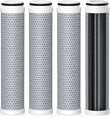 Miniatura 11 de Filtro de ducha mejorado compatible con cabezal de ducha de mano Cobbe para una mayor duración de filtración, filtro de agua de repuesto de alta