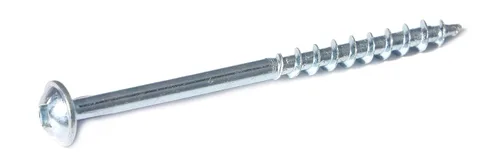 Miniatura 7 de IMSCREWS Tornillos de agujero de bolsillo #8 de 1-1/2 pulgadas, 50 unidades, tornillos de madera de cabeza cuadrada de arandela, rosca gruesa