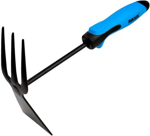 Miniatura 7 de Kit de jardinería - 3 herramientas - Incluye pala ancha, lanza+tenedor y cultivador - Mangos ergonómicos y antideslizantes - Herramienta de acero