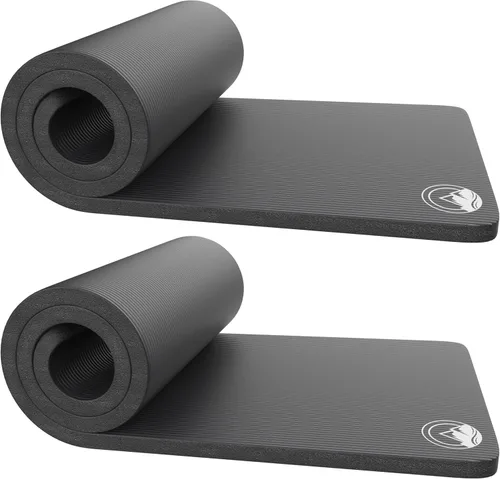Miniatura 10 de Foam Sleeping Pad for Camping - 1.25-Inch-Thick Waterproof Sleep Pad with Carry Straps for Cots, Tents, or Sleepovers by Wakeman Outdoors (Black)