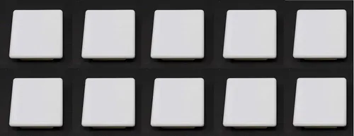 Miniatura 13 de Tapa de tubo cuadrada blanca de plástico de 4 x 4 pulgadas, tapón de acabado, tapa de extremo de tubo de tubo, universal duradera para silla (4)
