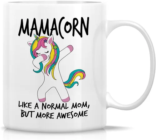 Miniatura 49 de Retreez - Taza divertida con texto en inglés "Mum Well Done I'm Awesome", 325 ml, tazas de café de cerámica, mensaje divertido, sarcástico