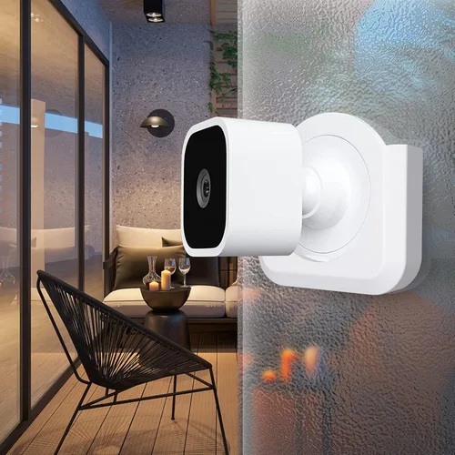 Miniatura 6 de Soporte de montaje adhesivo de pared para cámara Blink Mini, soporte de montaje de cámara duradero con fuerte adhesivo para cámara Blink Mini
