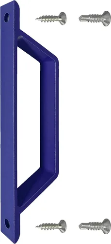 Miniatura 7 de Manija de puerta de aluminio multiusos, color azul marino, para interiores o exteriores, diseño delgado