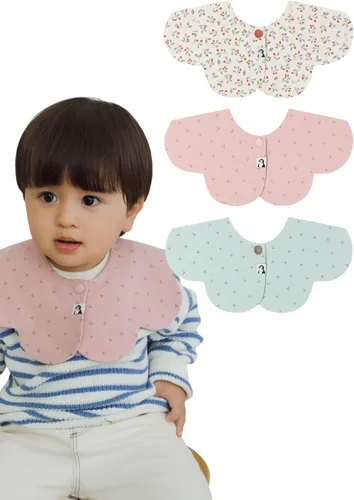 Miniatura 11 de Konny Baby Bib 3/5/7-Pack Set, 360 ° Rotate, Soft and Absorbent Drooling for Toddler Boys Girls Baby Essentials